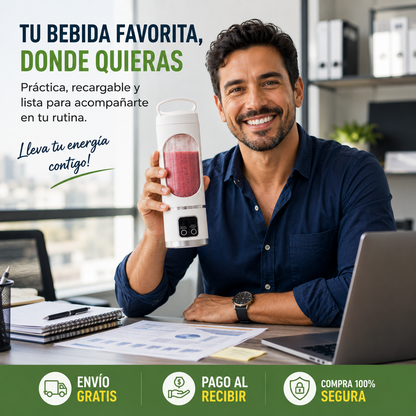 Vaso Licuadora Portatil Recargable Usb