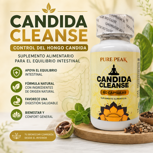 Candida Cleanse - Suplemento Antifúngico y Depurativo