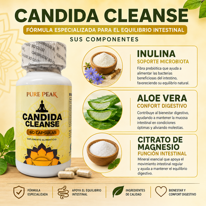 Candida Cleanse - Suplemento Antifúngico y Depurativo