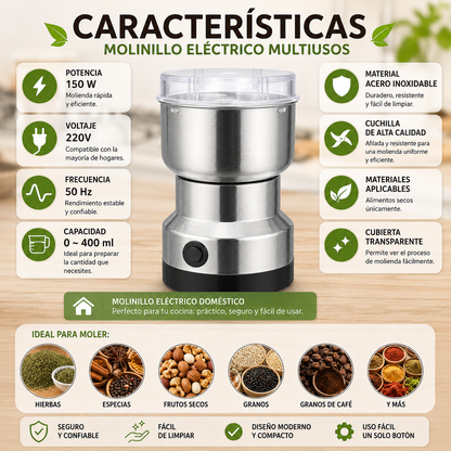 Molino De Café Y Especias Eléctrico