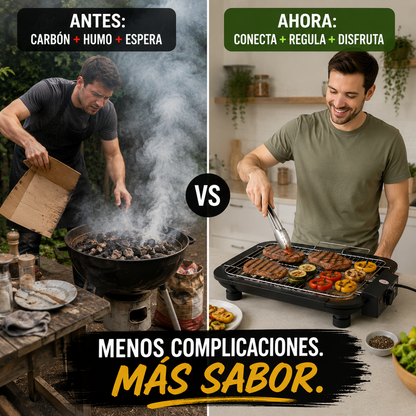 Parrilla Eléctrica sin Humo para Asados