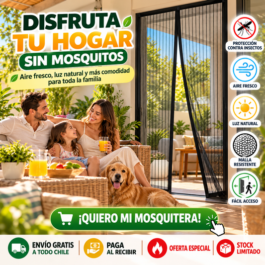 Malla Anti mosquitos de Puerta