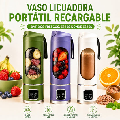 Vaso Licuadora Portatil Recargable Usb